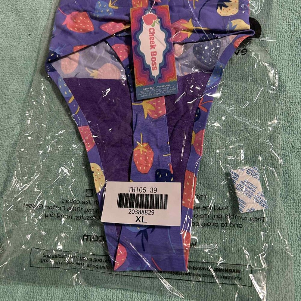 Cheek Boss No Show Thong Underwear Smooth Seamless Panties multicolor Size XL